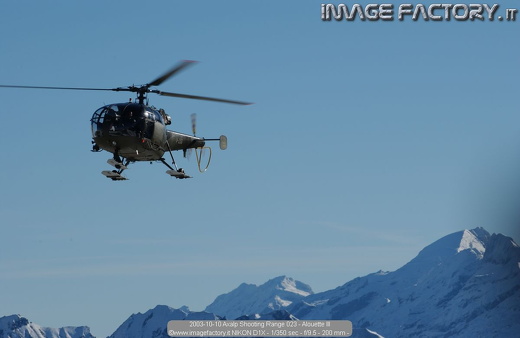 2003-10-10 Axalp Shooting Range 023 - Alouette III